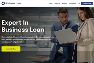 mca website business loan leads tax accountants loan website on squarespace wix