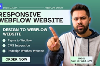 create modern webflow website design figma to webflow design figma design expert