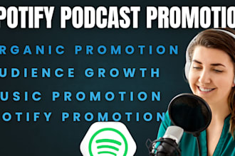 spotify podcast promotion, gain 900k podcast streamer downloads listener, rating