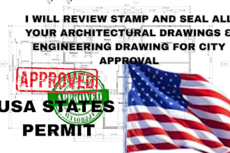 review, stamp architectural engineering drawing floor plan site plan mep