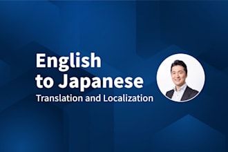 do english to japanese translation and localization