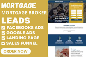 generate mortgage leads mortgage broker leads mortgage insurance home loan leads