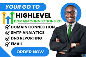 gohighlevel custom domain connection reporting profile email smtp analytics dns