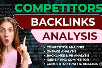 do complete monthly website off page service with quality competitive backlinks