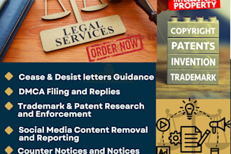 be intellectual property trademark, patent registration and infringement lawyer