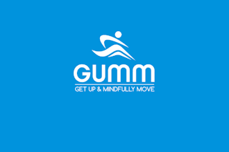 create dynamic fun fitness mindfulness logo