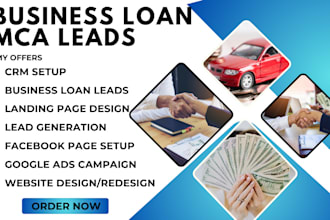 generate highly qualified mca leads and business loan leads