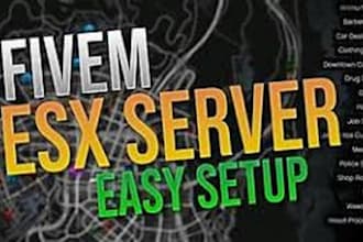 create your fivem server with custom scripts and features