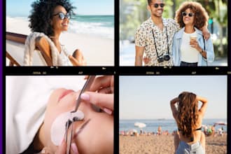 design shopify hair extension website on wix, shopify, for make up artists