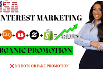 etsy, shopify, redbubble, zazzle, society6 promotion, usa pinterest marketing