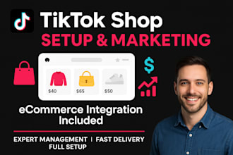 set up, manage, and market your tiktok shop with ecommerce integration