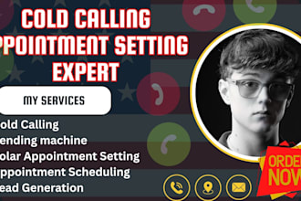 do b2b lead generation vending machine location cold calling appointment setting