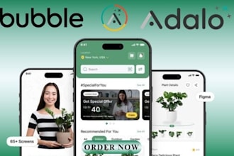 develop adalo bubble io glide mobile web app buildfire website saas marketplace