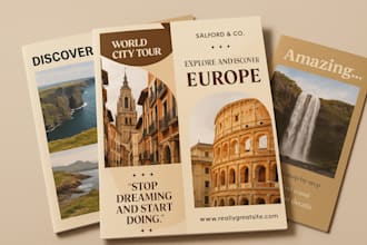 do brochure design, trifold brochure design, digital brochure, company brochure