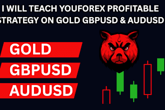 teach you forex profitable strategy on gold gbpusd audusd