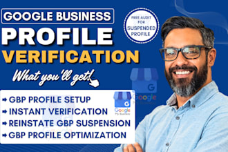 fix google my business profile verification, setup and reinstate gmb suspension