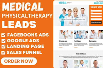 generate medical spa leads massage therapy leads physical therapy fitness leads