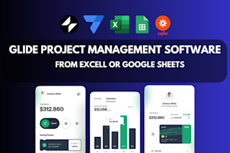 develop glide project management software, glide app, web application expert