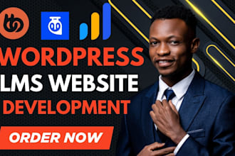 build wordpress lms website with learndash, buddyboss tutor lms pro, masterstudy