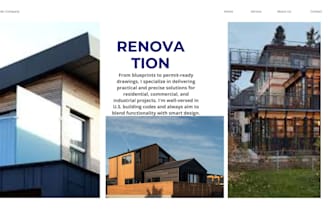 draw construction, renovation, home expansion plans for city permit