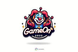 do unique clown logo with fresh and creative concepts