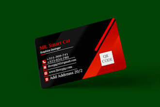 design a professional and modern business card