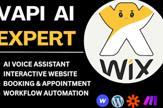 setup vapi ai voice agent elevenlabs api to wix studio wix code velo code