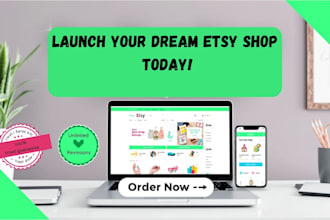 do etsy shop setup etsy product listing etsy marketing and etsy dropshipping