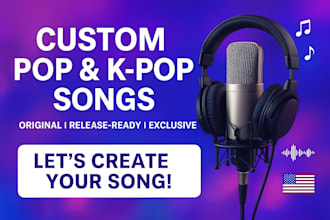 sing custom song, country pop song as a male country singer vocalist