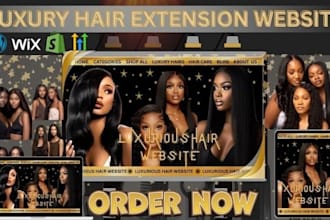 design hair extension store hair salon wig store hair website spa beauty website