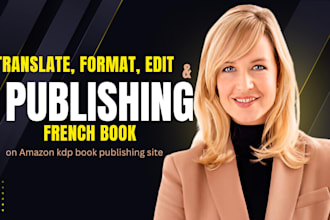 translate format edit and publish french book on amazon kdp book publishing