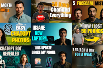 design viral youtube thumbnails for any niche