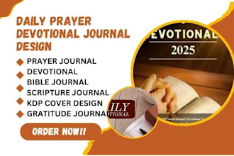design format christian ebook prayer journal daily devotion, workbook for amazon