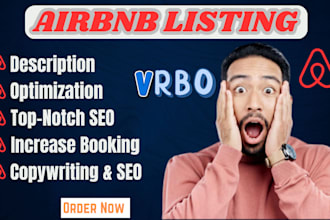 write a top tier vrbo, airbnb description with SEO focus