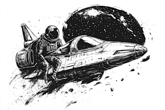 draw sci fi illustration and sci fi art