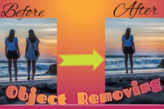 creatively remove unwanted objects or people from any photo