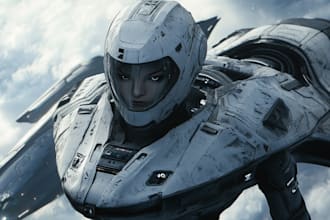 do design spaceship sci fi illustration and sci fi art