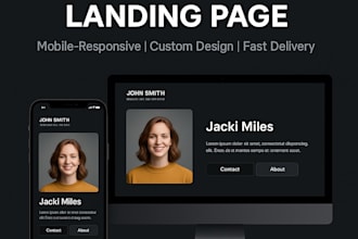 build clickable digital business card, one page carrd site, quality credit card