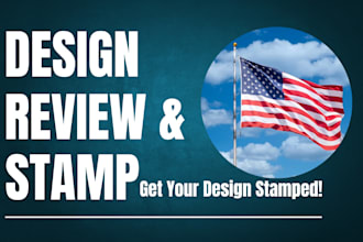 review pe stamp as licensed civil and structural engineer in florida arizona, ca