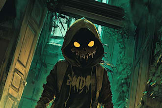 make fantasy horror book cover
