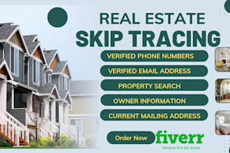 provide accurate skip tracing for USA real estate leads