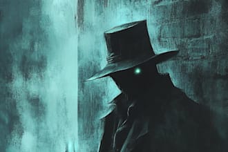 l make a horror, sci fi, fantasy book cover