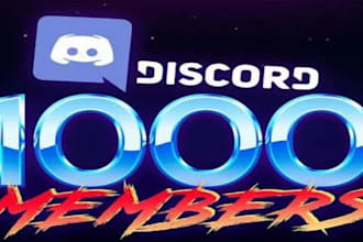boost, advertise, grow and promote your discord server to get real members