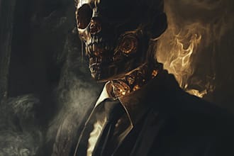 make fantasy hrror and dnd horror book cover art