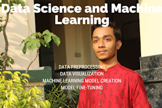 preprocess and visualize your data and train a ml model