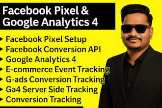fix or setup facebook pixel google analytics 4 ecommerce conversion API tracking