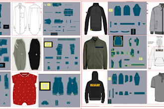 create garment patterns for t shirts jackets hoodies pants and kidswear