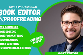 provide a developmental and copy edit for your novel or book