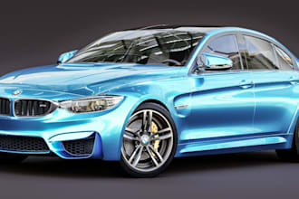 craft 3d realistic car for presentation,3d car animation,bmw,military car,riging