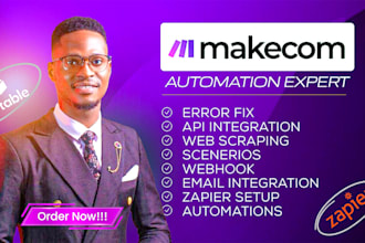 setup make com automation made com integration zapier make com scenario ifttt